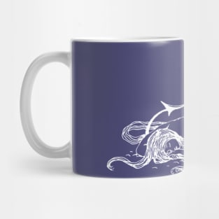 blueprint Mermaid Mug